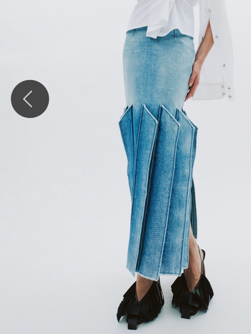 Awake Mode Greta Fringe 80mm sling back heels - Picture 2 of 16